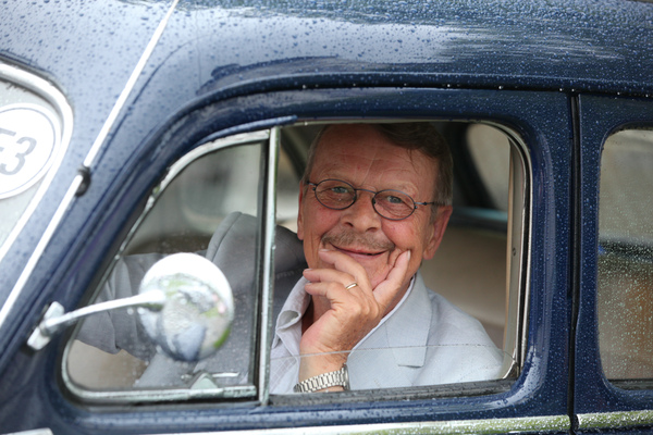 Im Opel Kapitän lässt es sich trocken sitzen - Impressionen vom Concours d'Elégance an der Schloss Bensberg Classics 2015