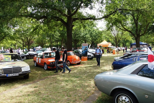 Im Schatten der Bäume konnte man sich fast in einem Schlosspark wähnen – Classic Days Düsseldorf 2022