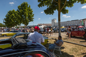 Im Schatten war es angenehmer – Oldtimer Treff Motorworld Böblingen 2025