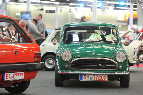 Im klassischen Grün - Mini 1001 - Retro Classics Bavaria 2018