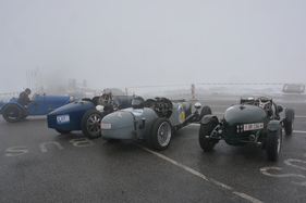 Im oberen Teil herrschte während der ganzen Veranstaltung Nebel - Grossglockner Grand Prix 2015 Im oberen Teil herrschte während der ganzen Veranstaltung Nebel - Grossglockner Grand Prix 2015