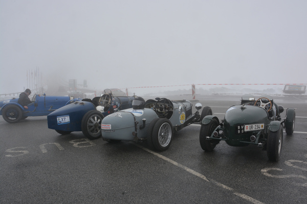 Im oberen Teil herrschte während der ganzen Veranstaltung Nebel - Grossglockner Grand Prix 2015