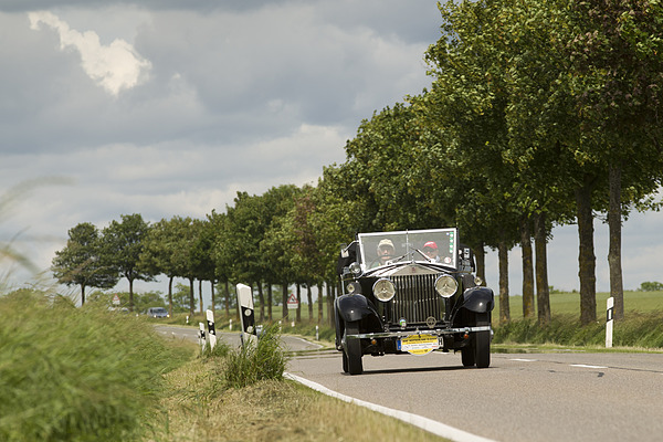 Bild: Im offenen Rolls-Royce an der ADAC Deutschland Klassik 2013
