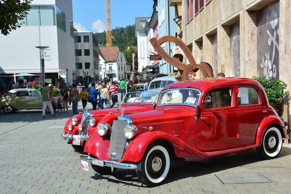 Impression classic car meeting Vaduz 2018