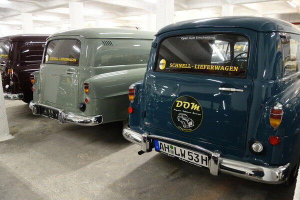 Impressionen - Diverse Opel-Rekord-Lieferwagen - Im Degener-Opel-Museum 2022