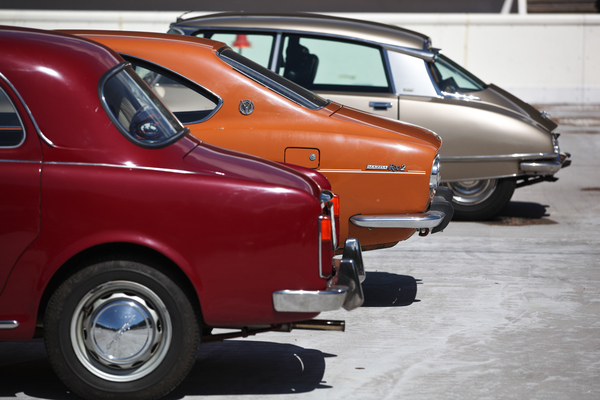 Impressionen Dolder Classics Mai 2014 - unterschiedliche Heckformen - Lancia, Mazda und Citroën