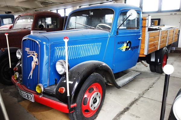 Impressionen - Opel Blitz Pritschenwagen - Im Degener-Opel-Museum 2022