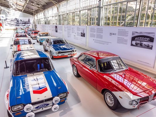 Bild: Impressionen der Ausstellung "In the Spotlight: Circuit de Spa-Francorchamps – 100 Years" in der Autoworld in Brüssel