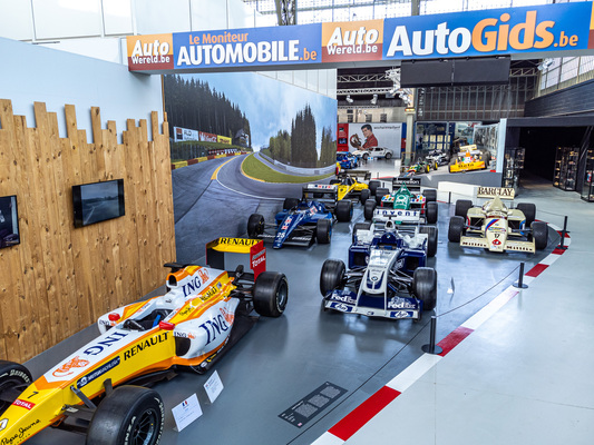 Bild: Impressionen der Ausstellung "In the Spotlight: Circuit de Spa-Francorchamps – 100 Years" in der Autoworld in Brüssel