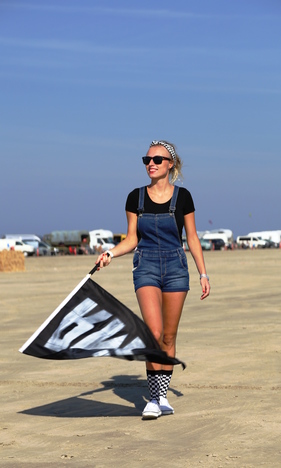 Impressionen des Römö Motorfestival 2016 - Die Starterin