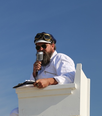 Impressionen des Römö Motorfestival 2016 - Sprecher bei der Aktion