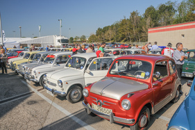 Impressionen vom 60 Jahre Seat 600 Jubiläum am Spirit of Montjuïc 2017 (Catalunya Classic Revival)