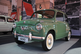 Impressionen vom 60 Jahre Seat 600 Jubiläum am Spirit of Montjuïc 2017 (Catalunya Classic Revival) (1957)