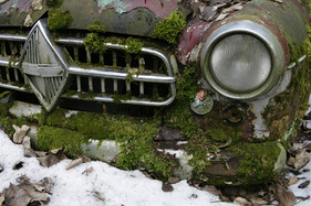 Das Ende eines sehr speziellen Autofriedhofs ... und was davon übrig ist