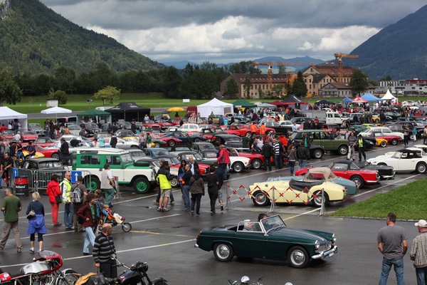 Image: Impressions of the British Car Meeting 2013 in Mollis - Quantity and variety is a given at the British Car Meeting every year