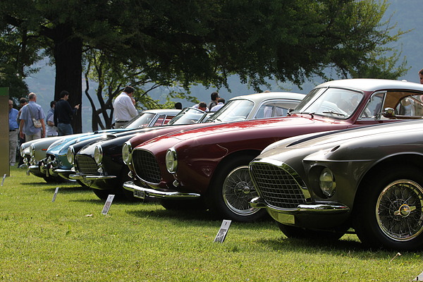 Impressionen vom Concorso d'Eleganza Villa d'Este 2012 - Die Ferrari 250 Dynastie - aufgereiht bei der Villa d'Erba