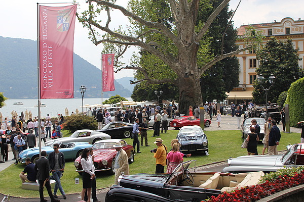 Impressionen vom Concorso d'Eleganza Villa d'Este 2012 - sorgfältige selektierte Autos, rund 6'000 Zuschauer am Samstag und Sonntag
