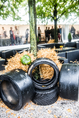 Impressionen vom Concours d'Elégance Schloss Bensberg Classics 2013 - Reifen als Gestaltungselemente