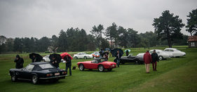 Impressionen vom Concours d'Elegance Zoute Grand Prix 2013 - Die Wagen wurden im Concours d'Elégance verregnet