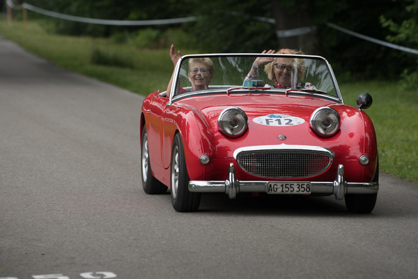 Bild: Impressionen vom FABAM-Corso (Freunde alten Bleches aller Marken) am Oldtimer GP Brugger Schachen 2019