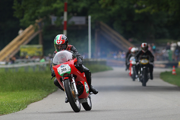 Impressionen vom GP Brugger Schachen 2013 - Aermacchi Ala Verde von 1964 mit 246 cm3