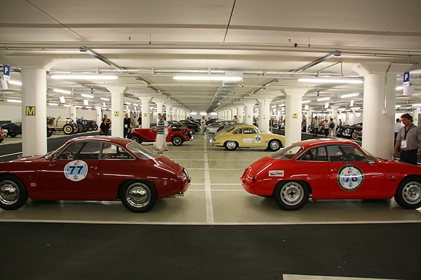 Impressionen vom GP Suisse 2009 - Blick in die Tiefgarage