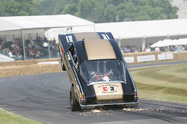Impressionen vom Goodwood Festival of Speed 2013 - Dragster mit Leistungsüberschuss