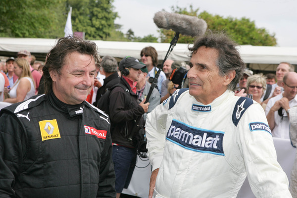 Impressionen vom Goodwood Festival of Speed 2013 - René Arnoux im Gespräch mit Nelson Piquet