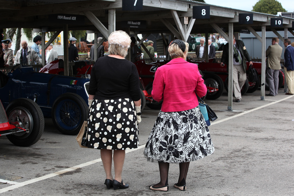 Impressionen vom Goodwood Revival 2013 - Schön bunt hier