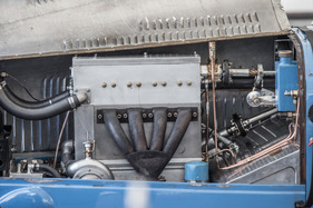 Impressionen vom Grand Prix Historique de Monaco 2014 - Blick auf den Vierzylinder eines Bugatti
