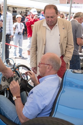 Impressionen vom Grand Prix Historique de Monaco 2014 - Klaus Lehr im Gespräch mit Jochen Mass