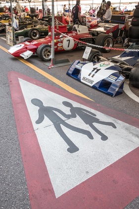 Impressionen vom Grand Prix Historique de Monaco 2014 - hier wird sofort klar, wo geparkt und wo gefahren wird