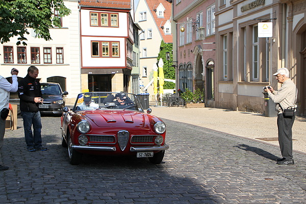 Impressionen vom Grandprix Rudolf Caracciola 2013 - Alfa Romeo 2000 Touring Spider bei den Tagesvorbereitungen