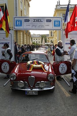 Impressionen vom Grandprix Rudolf Caracciola 2013 - Die Sieger lassen sich feiern