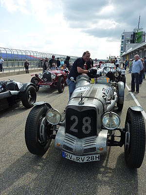Impressionen vom Grandprix Rudolf Caracciola 2013 - vor dem Start auf dem Sachsenring