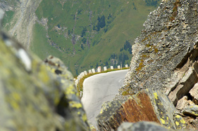 Impressions of the Grossglockner Grand Prix 2013 - someone is about to rush through here
