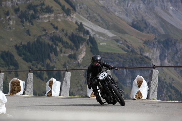 Impressionen vom Klausenrennen 2013 - Harley Davidson VL von 1930 in der Rennklasse