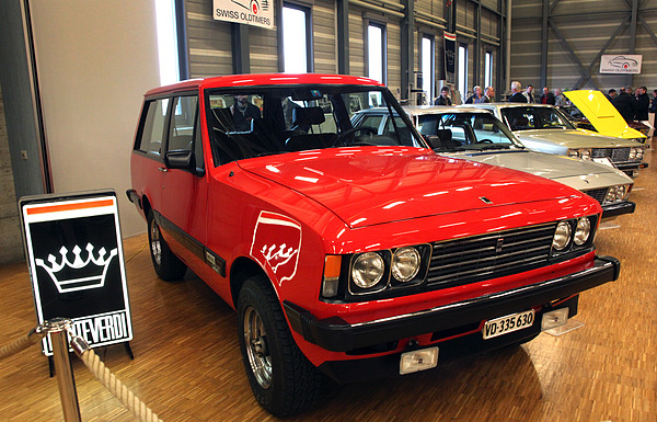 Impressionen vom OTM Fribourg 2013 - Monteverdi-Club-Darstellung auf dem Stand von Swiss Oldtimers