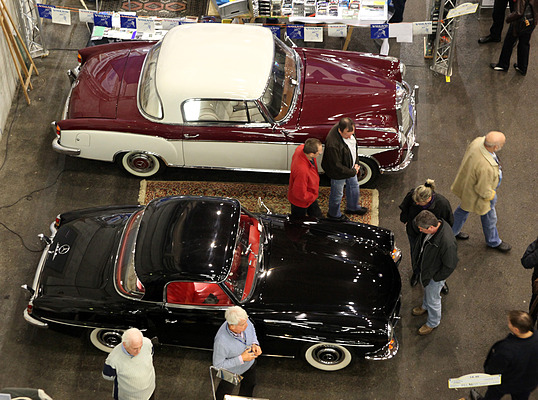 Bild: Impressionen vom OTM Fribourg 2013 - zweimal Mercedes-Benz, zweimal mit Hardtop