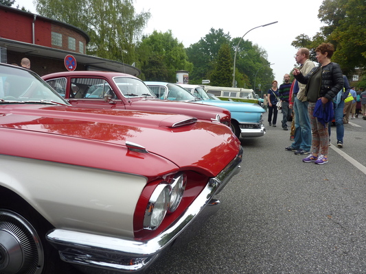 Impressionen vom Oldtimerparkplatz am Hamburg Stadtpark Revival 2014