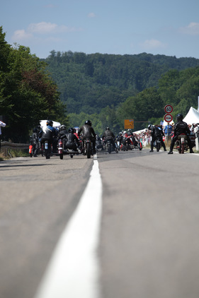 Impressions of the Solitude Revival 2013 - Motorcycles at the start