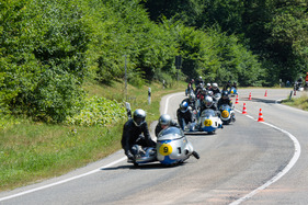 Impressions from the Solitude Revival 2013 - sidecar acrobatics