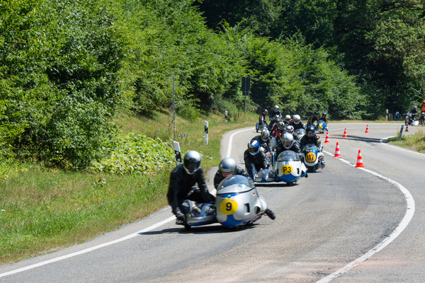 Impressionen vom Solitude Revival 2013 - Seitenwagen-Akrobatik