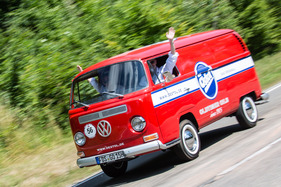 Impressions of the Solitude Revival 2013 - VW Bus at the classic car parade