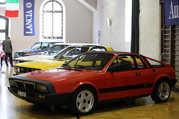 Impressionen vom Treffen italienischer Oldtimerautos "Italiauto" 2013 - Ausstellung von Lancia-Fahrzeugen der Beta-Baureihe im Salzhaus