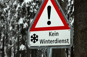 Impressionen vom dritten "Auf Schnee und Eis" - eindeutige Beschilderung Impressionen vom dritten "Auf Schnee und Eis" - eindeutige Beschilderung