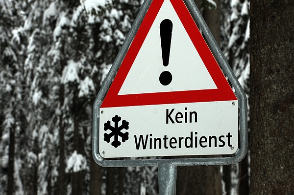 Impressionen vom dritten "Auf Schnee und Eis" - eindeutige Beschilderung