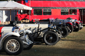 Impressionen von den Classic Days auf Schloss Dyck - Mercedes Benz SS und SSK im Fahrerlager