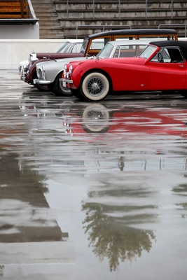 Impressionen von den Dolder Classics im September 2013 - englische Fahrzeuge im britisch angehauchten Wetter