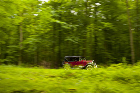 Impressions of the ADAC Deutschland-Klassik - driving through rural areas